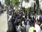 Video of returning British soldiers being heckled by groups of Muslims in London