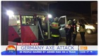An Afghan refugee attacked and seriously injured four people with an axe and a knife on a train in Germany while shouting “Allahu Akbar”