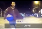 Video: A migrant is caught trying to stage a car accident to scam a German driver