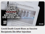 Alex Jones: “Covid Death Count Rises as Vaccine Recipients Die After Injection”