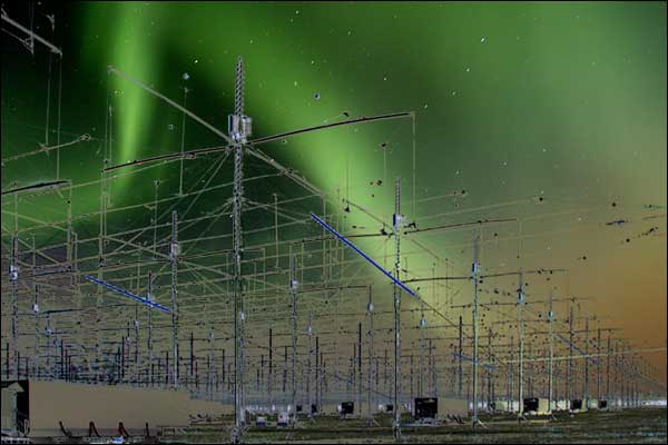 HAARP is a facility in Alaska that broadcasts energy into the Earth’s ionosphere for a variety of purposes, including communication, weather control, and as an offensive and defensive weapon.
