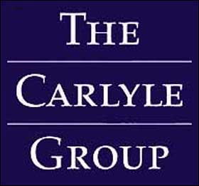 Logo of the military industrial complex “Carlyle Group.”